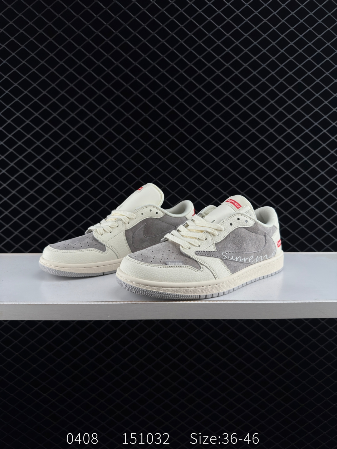 TS x Air Jordan AJ1 Low x Supreme